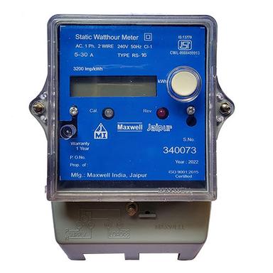 Silver Lcd Static Watthour Meter