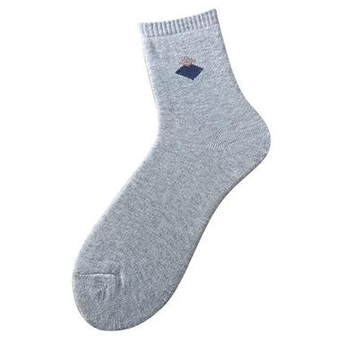 Washable Plain Grey Mens Socks
