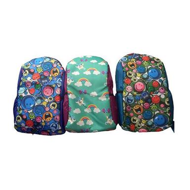 Multicolor Girls College Backpack Bag