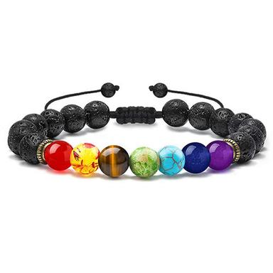 Ava Rock Chakra Bracelet Diameter: 7-9.4 Inch (In)