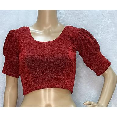 Red Readymade Stretchable Blouse