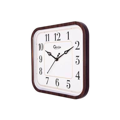 As Per Requirement 12 Inch Girija Quartz Analog Display Plastic Wall Clock