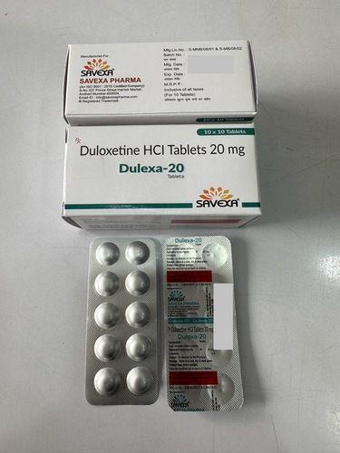 Dulexa 20 (Duloxetine Gastro Resistant Tablet) General Medicines