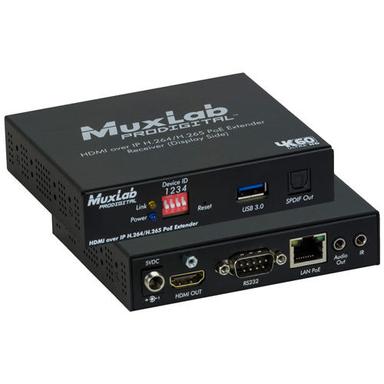 4K60 HDMI Over IP H.264-H 265 PoE Receiver