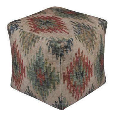 Cotton Recycleb Polyster Pouf Application: Household