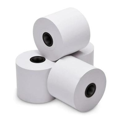 White Toilet Tissue Paper Roll