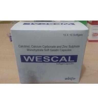 Calcitriol Calcium Carbonate And Zinc Sulphate Monohydrate Soft Gelatin Capsules General Medicines