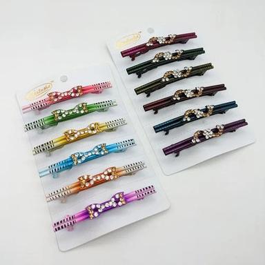 Pipe Shape Metal Hair Clips