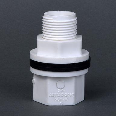 Off White 3-4 Inch Upvc Tank Connector