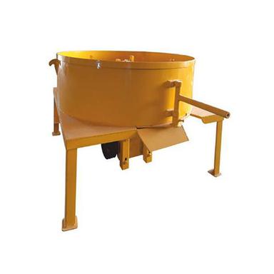 Yellow Concrete Pan Mixer