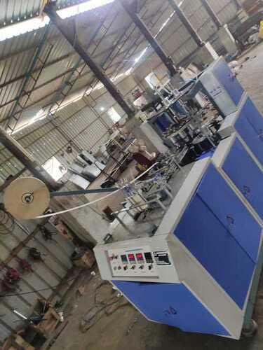 Blue & White Hmi 100 Large Big Paper Glass Making Machine