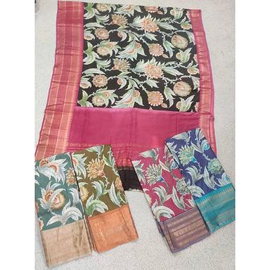 Multicolor Stylish Modal Silk Print Saree With Big Border