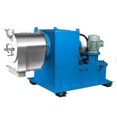Blue Paint Coated Hydraulic Pusher Centrifuge Machine