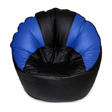 Different Available Black And Blue Sofa Chair Bean Bag Cover Without Beans
