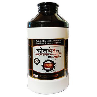 500 Ml Activate Charcoal And Sorbitol With Simethicone And Indrayan Suspension Herbal Veterinary Drug