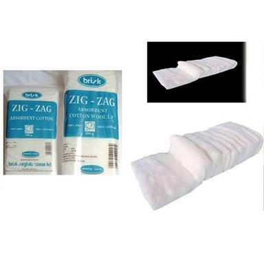 White Absorbent Cotton Wool (Zig Zag)