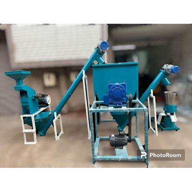 Blue Fully Automatic Cattle Feed Plant