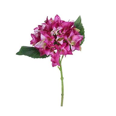 Durable 12 Inch Artificial Purple Hydrangea Flower Stick