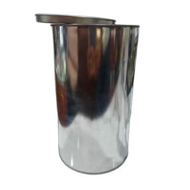 Silver Glass Bottle Packaging Tin Can