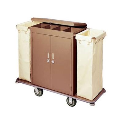 Eston Double Bag Ms Housekeeping Trolley With Door Application: Commercial