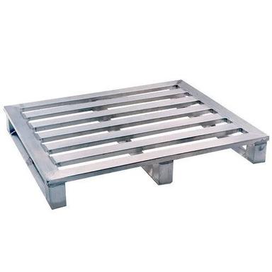 Silver 200 Kg Stainless Steel Pallet