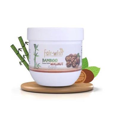 Walnut Face Scrub With Bamboo Extract 200Gm Remove Dead Skin Cells, Blackheads, And Dirt Ingredients: Minerals