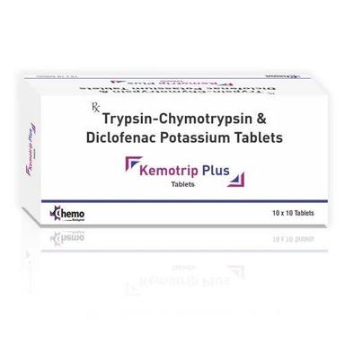 Trypsin Chymotrypsin With Diclofenac Potassium Tablets Cool & Dry Place