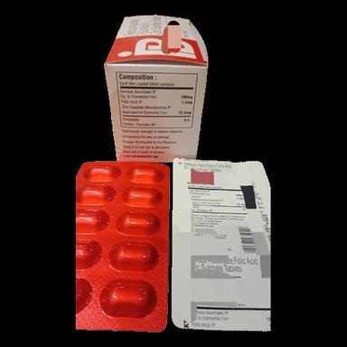 Ferrous Ascorbate Folic Acid Zinc Sulphate Tablets Generic Drugs