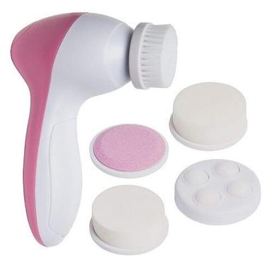 ANUP 5 in 1 Electric Face Facial Cleaning Cleanser Brush Massager Tool (Battery Operated)