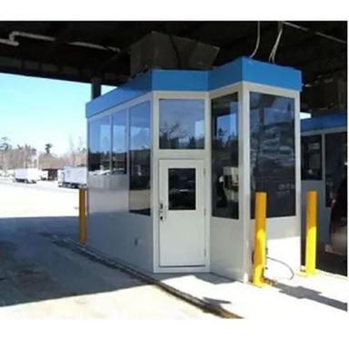 White Portable Toll Booth