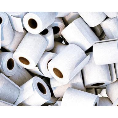 White Toilet Paper Roll