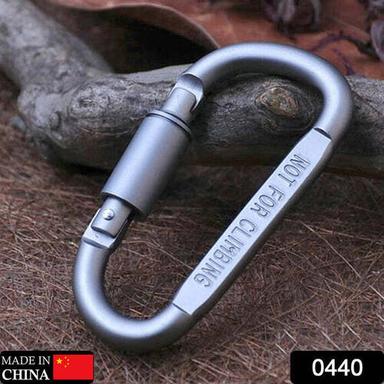 CAMPING EQUIPMENT ALUMINUM CARABINER HUNTING SURVIVAL KIT LOCK