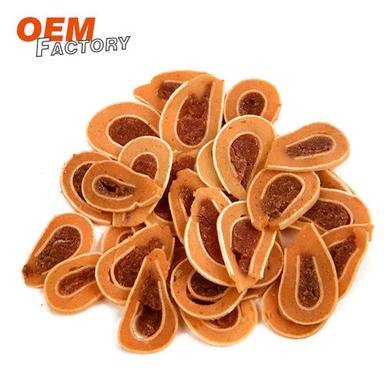 Chicken And Chicken Liver With Cod Slice Dry And Healthy Cat Treats Factory Oem Fresh Cat Snacks Supplier - Color: Orange