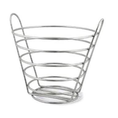 Stainless Steel Fruit Basket - Color: Silver