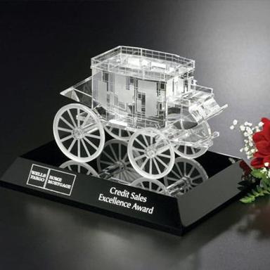 All Colors Vintage Car Miniature Model Crystal Stagecoach Award