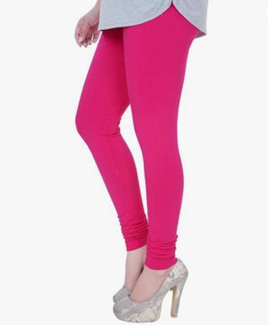 55+ Colours Dark Pink Churidar Leggings