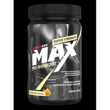 250GM Mix Fruit Punch Flavour Muscle Axe Max Pre-Workout Powder