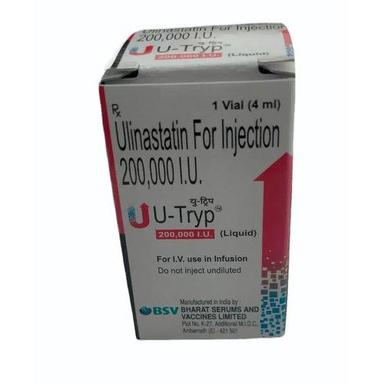 U Tryp Ulinastatin 200000 Iu Injection Recommended For: Used To Treat Acute Pancreatitis