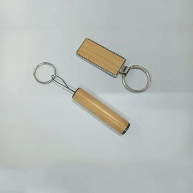 Brown Bamboo Key Chain