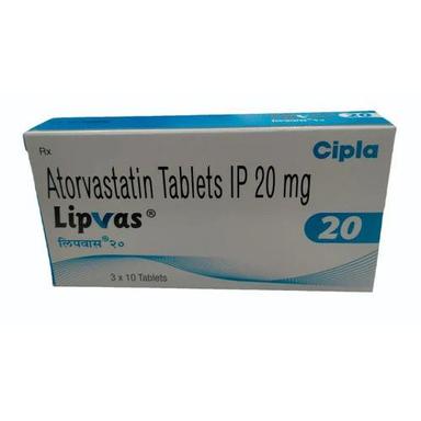 Lipvas Atorvastatin Tablets 20Mg General Medicines