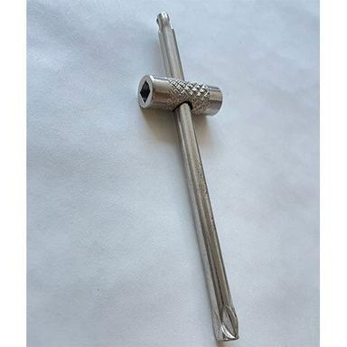 Silver Hammer Type Moveable Spanner For Medical Oxygen Gas Cylinder