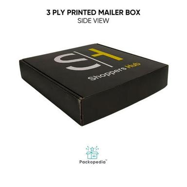 3 Ply Printed Corrugated Mailer Box For Apparel - Clothing Brands - Color: Multicolour
