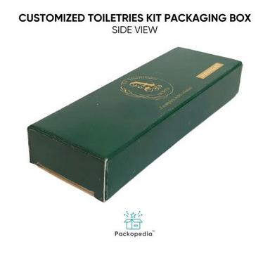 Sustainable & Customized Toiletries Kit Packaging Box Shaving Kit - Color: Green