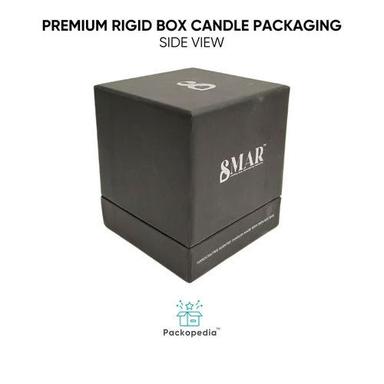 Customized Premium Rigid Box Candle Packaging - Color: Multicolour