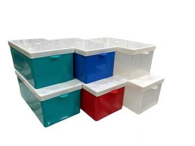 Hardware Storage Box - Color: Aqua Green