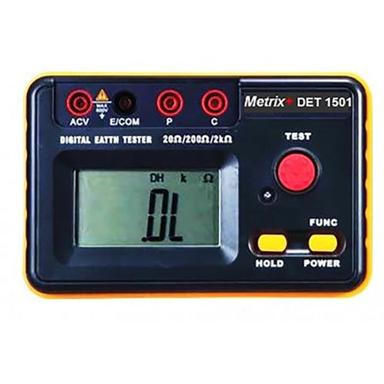 Yellow & Black Det 1501 Digital Earth Resistance Testers