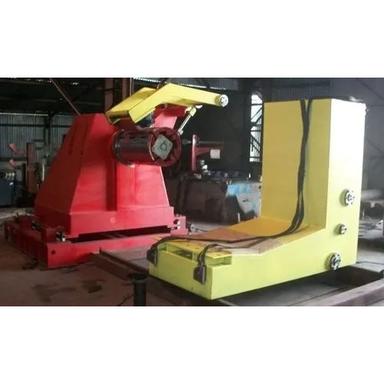 Yellow And Red Hydraulic Industrial Decoiler