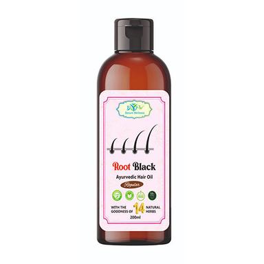 200Ml Root Black Ayurvedic Hair Oil - Type: Herbal Products