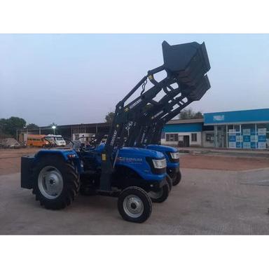 Blue & Black Tractor Front End Loader