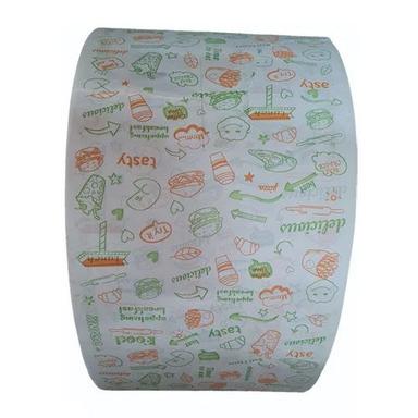 White 60 Gsm Food Wrap Butter Paper Jumbo Roll